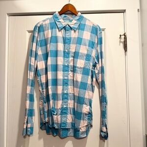J Crew Mens Slim stretch poplin shirt XL Preppy Pastel Easter‎ Spring Summer